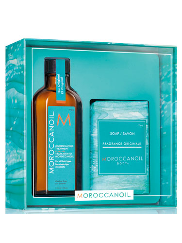 Moroccanoil Simply Beautiful Treatment Oil and Soap Gift Set